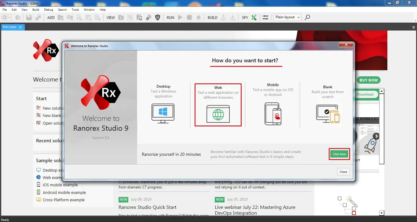Website Testing Using Ranorax and <BrandName />