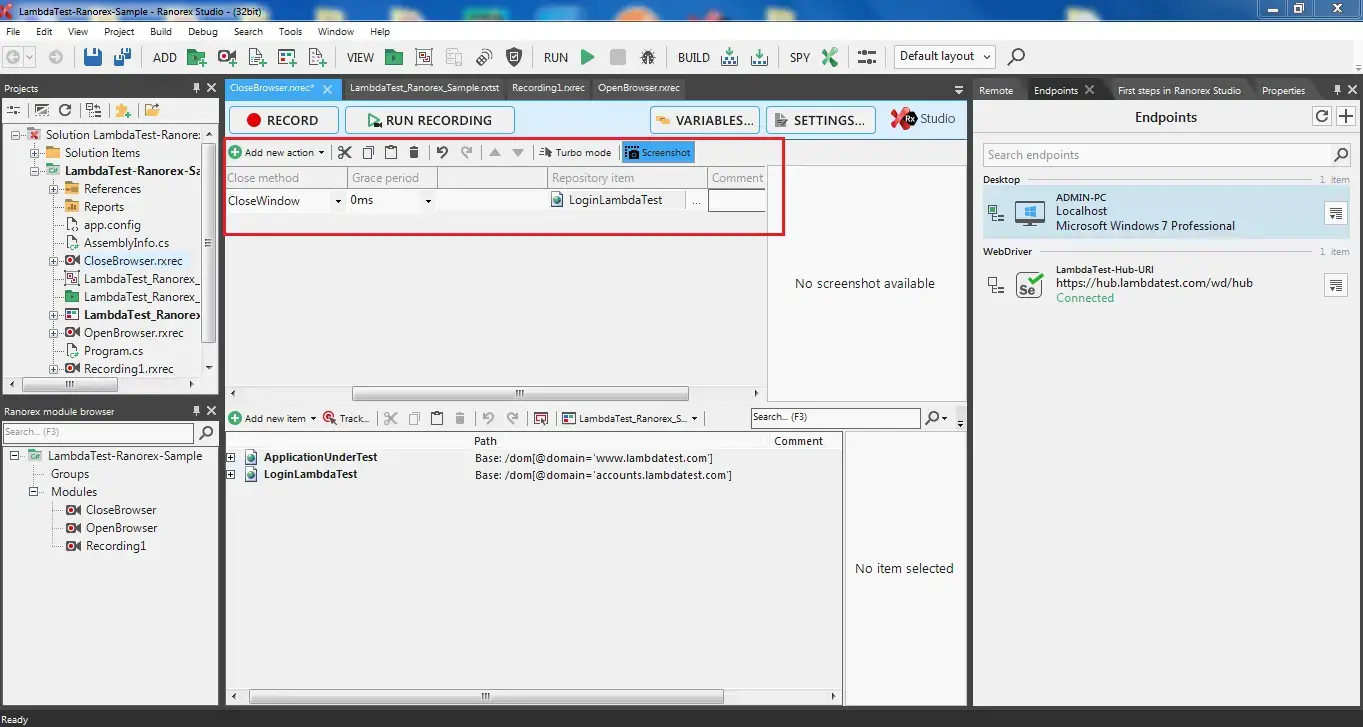 Ranorax TestMu AI integration