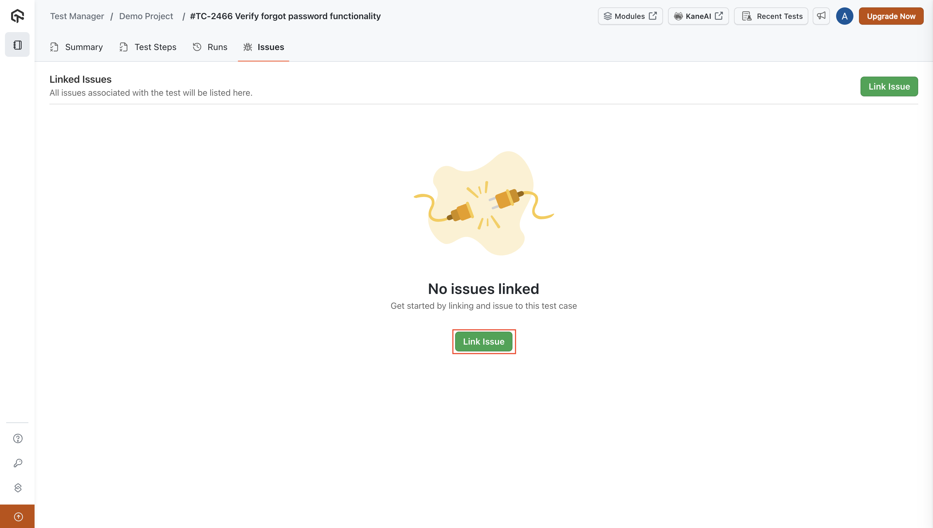 Link Azure DevOps Issue