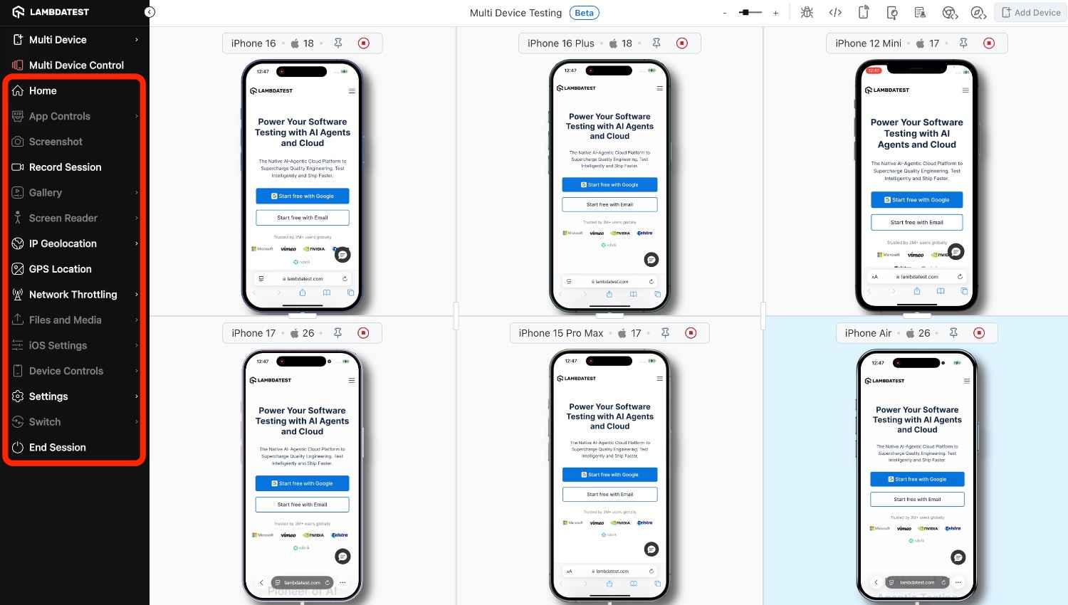 Multi-Device-control-2 Selection Placeholder