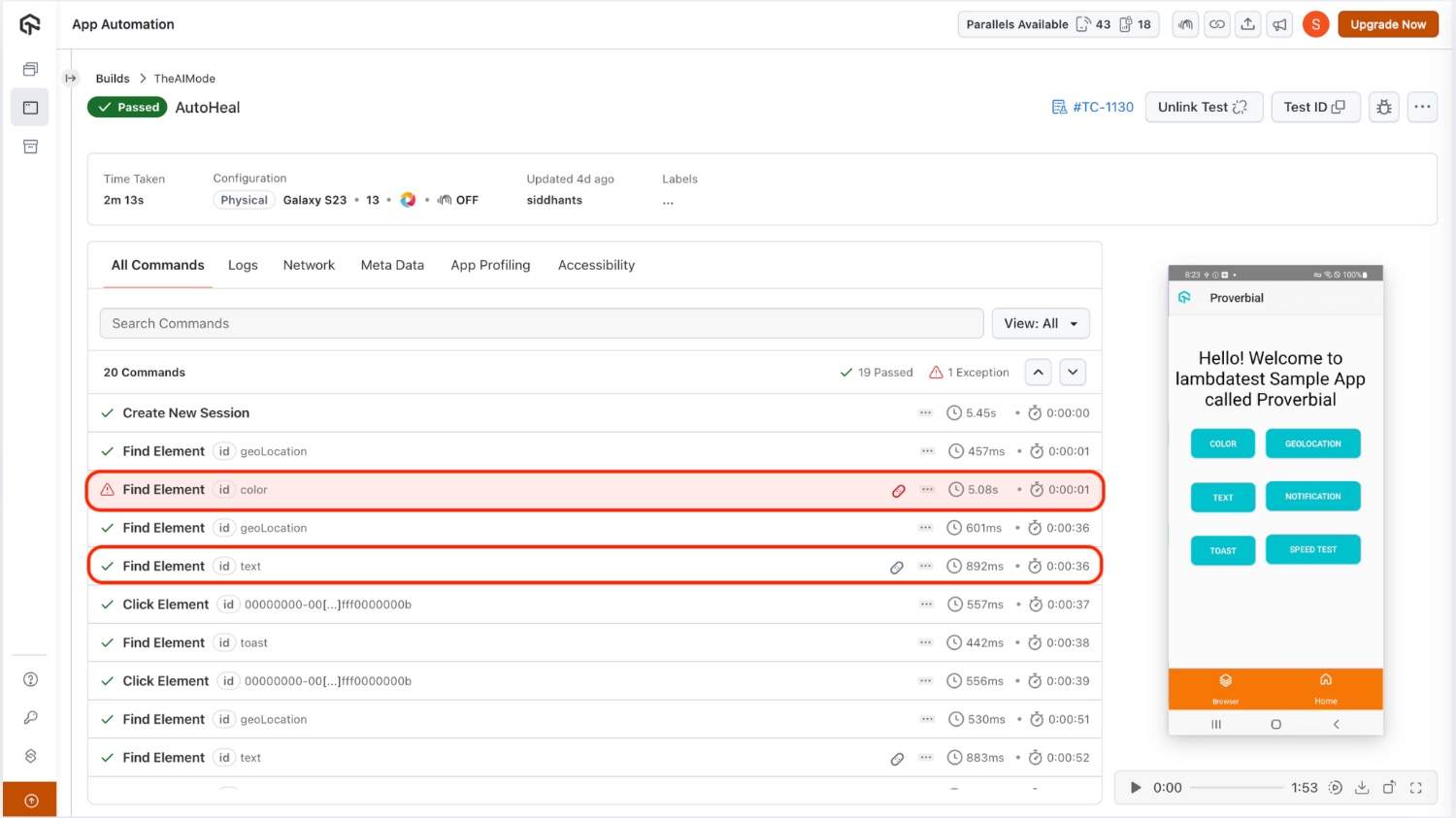 Smart Heal - Highlighted Elements