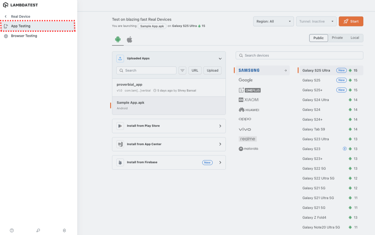 Native Mobile App Testing