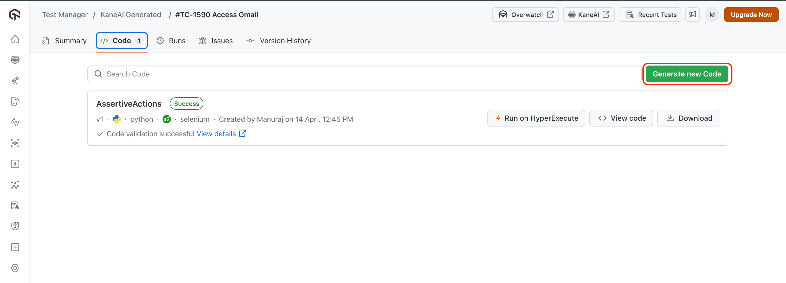 generated-code-listing