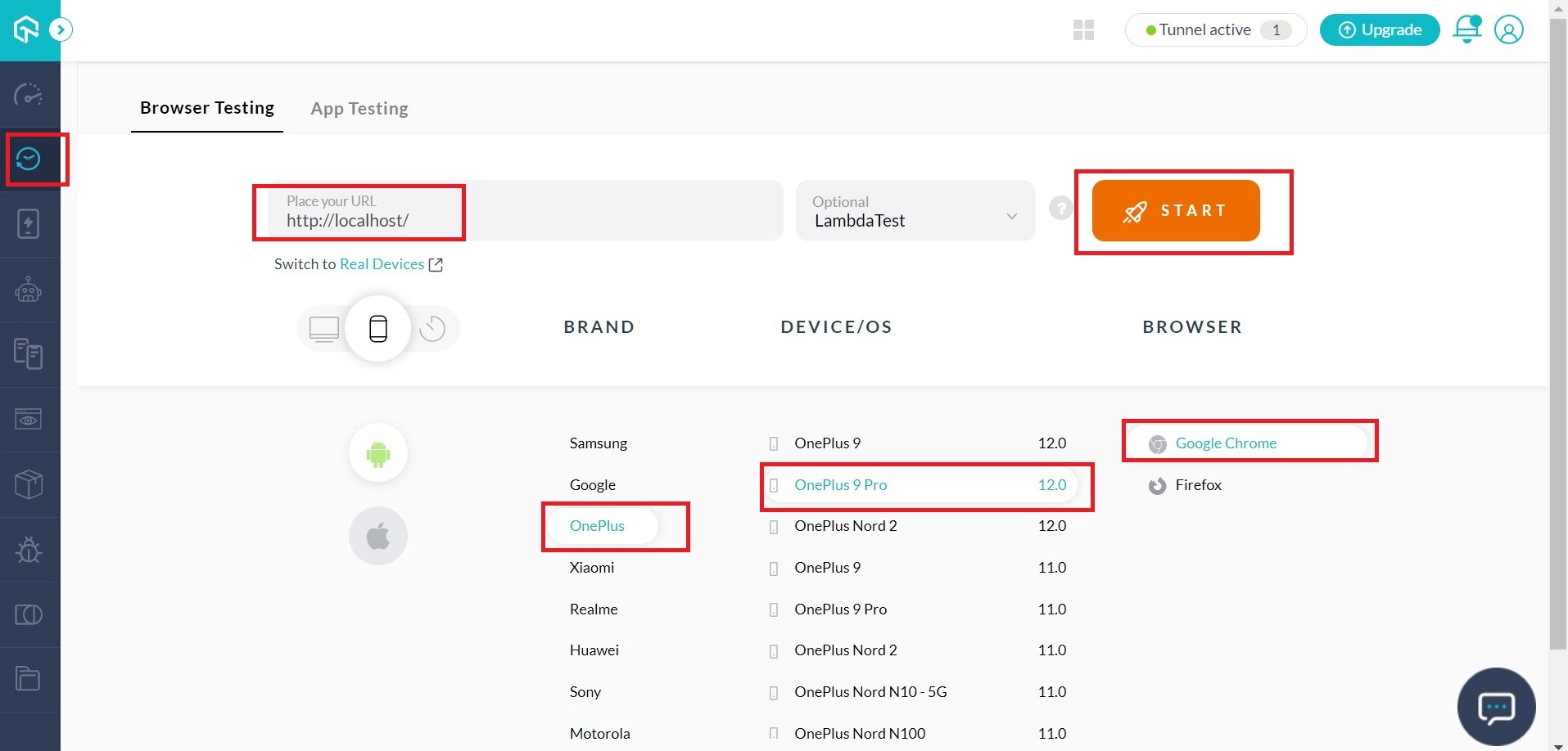 Localhost Testing on Android