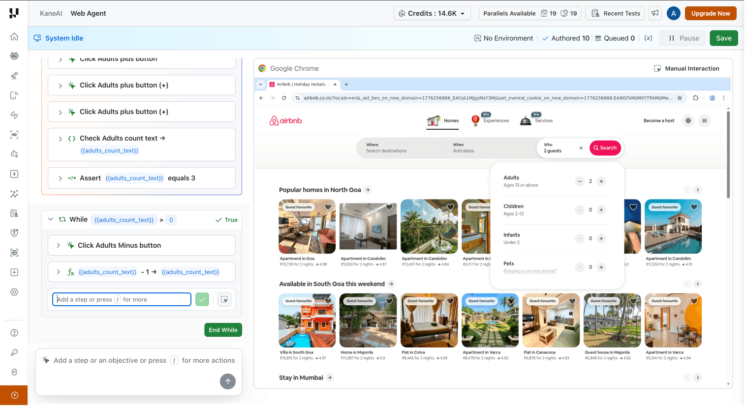 Adding steps inside a While Loop body