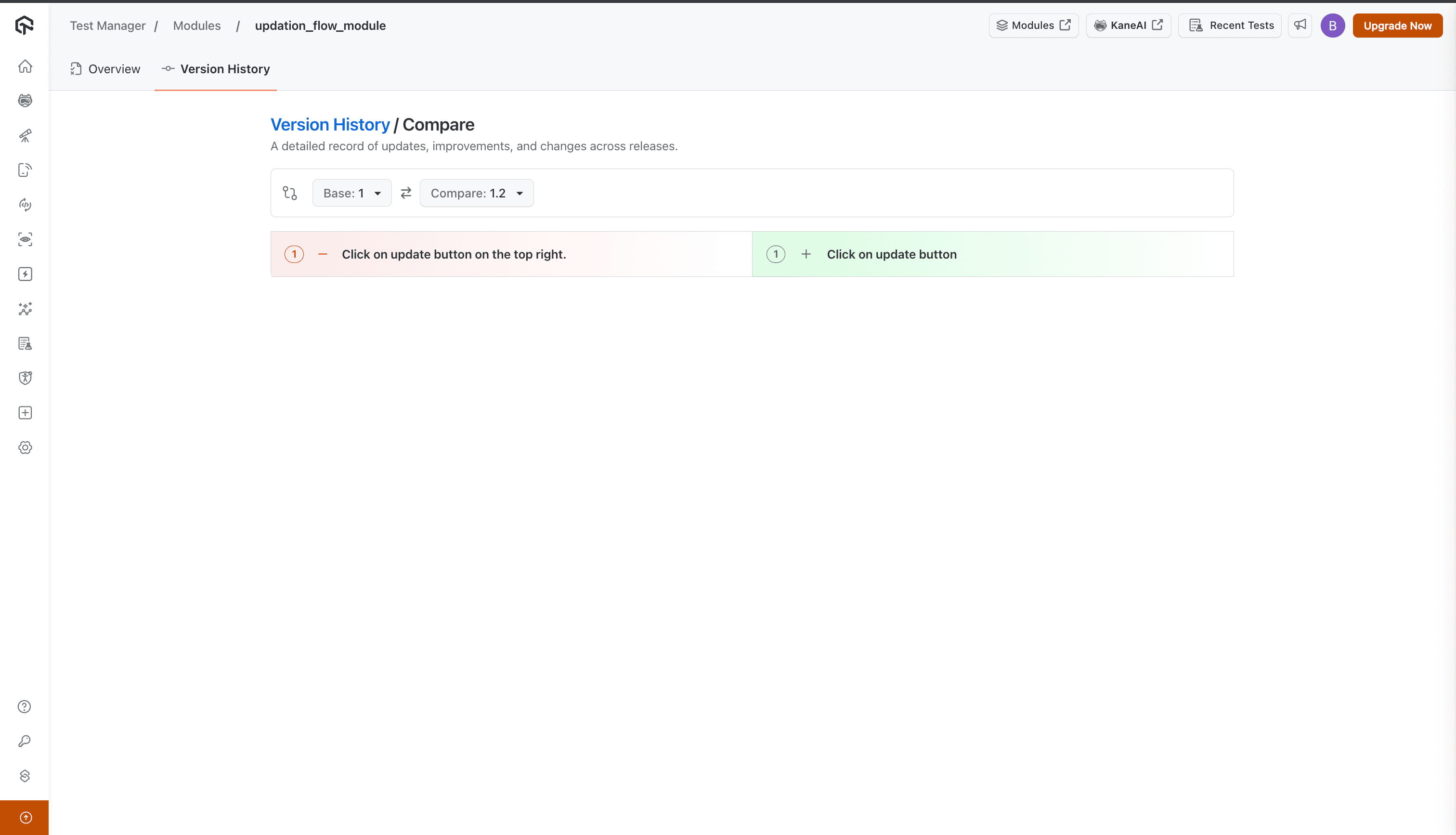 modules-version-comparision