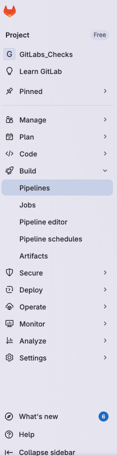 GitLab Pipelines page showing SmartUI test results
