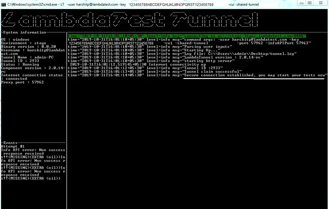 Sharing <BrandName /> Tunnel