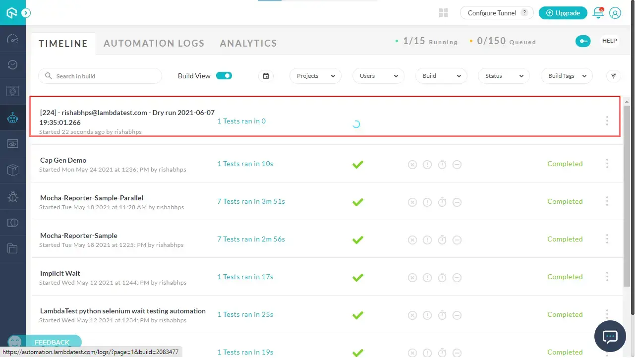 <BrandName /> Automation Timeline