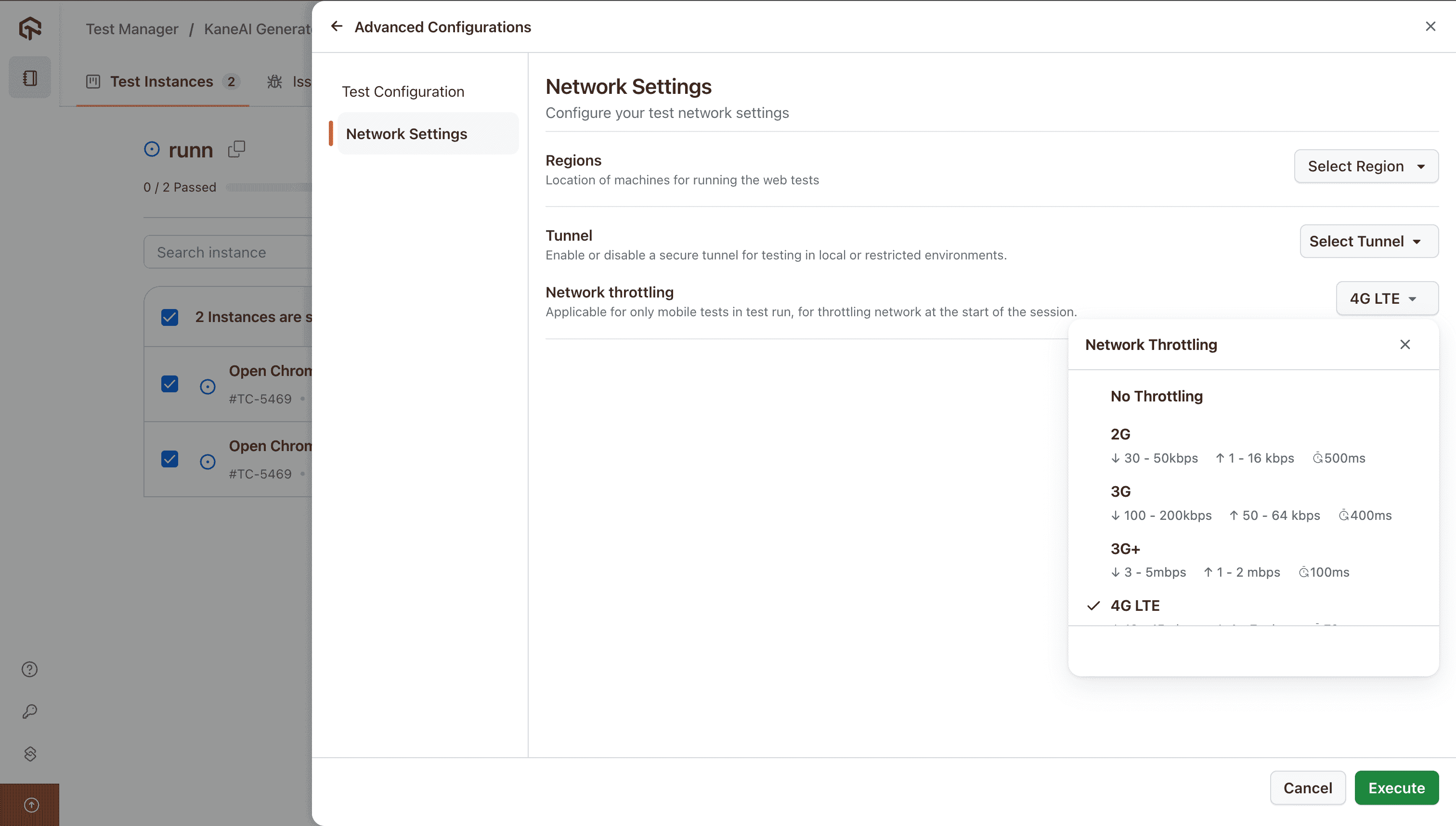 throttling-in-network-settings