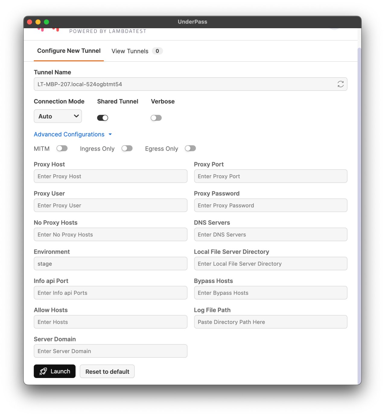 <BrandName /> Underpass