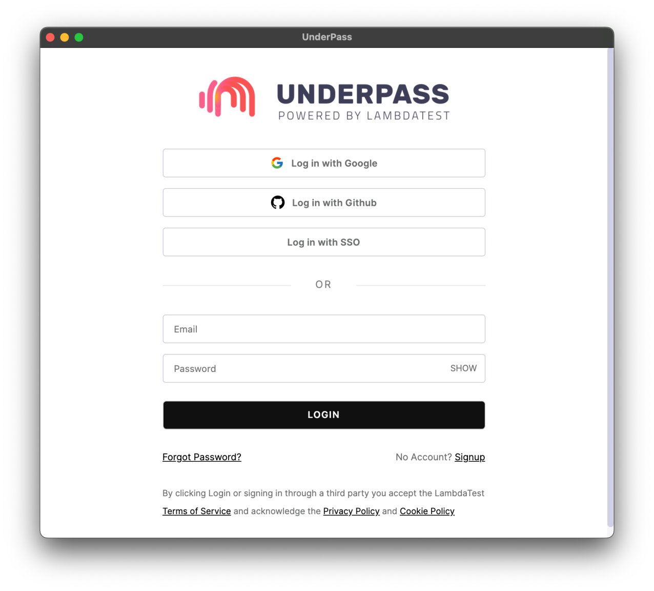 <BrandName /> Underpass