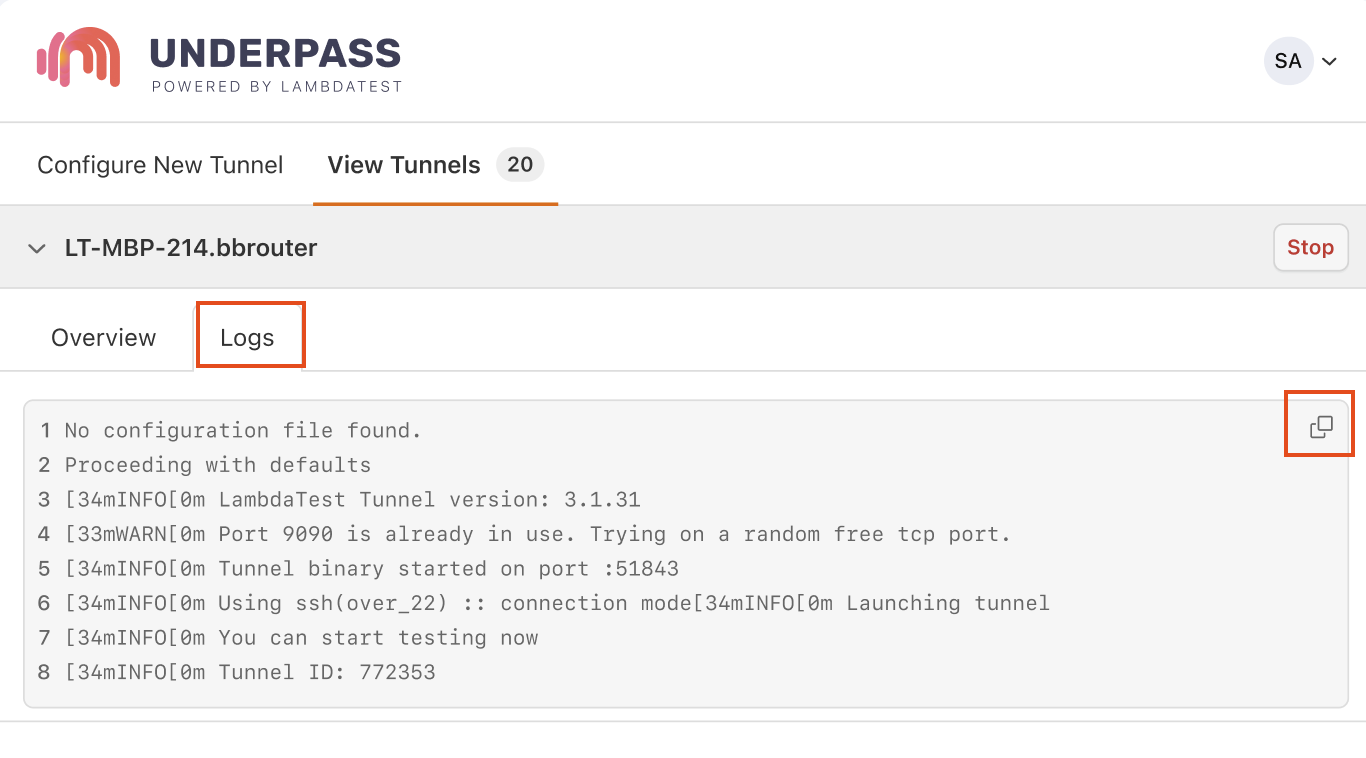 <BrandName /> Underpass